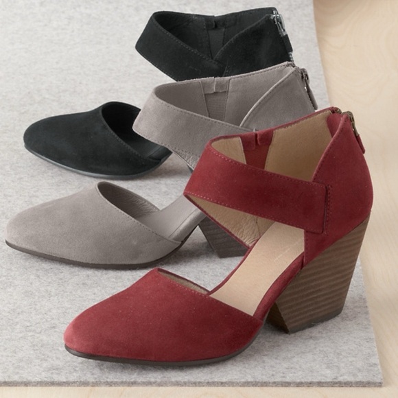 Eileen Fisher Shoes - Eileen Fisher Black Mina Suede Shoes SZ 9